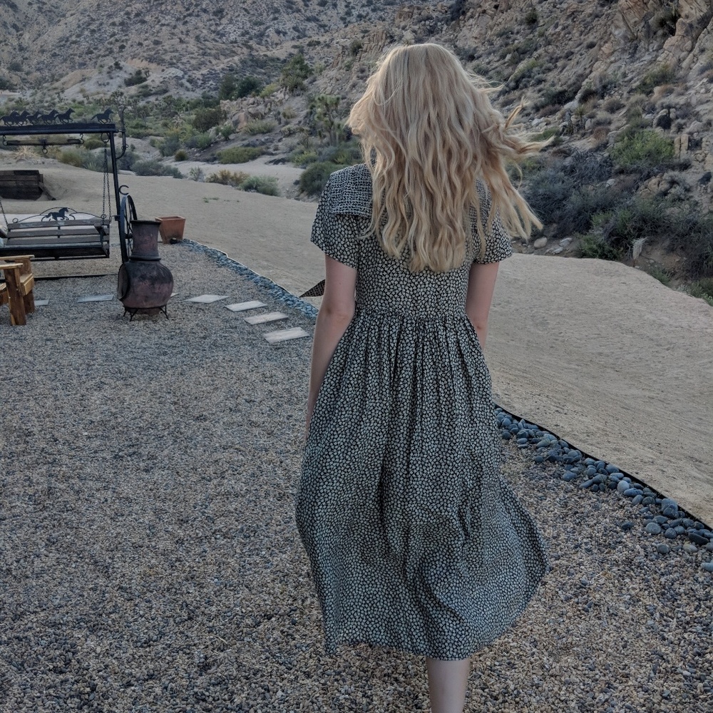 Vintage 90's floral long dress